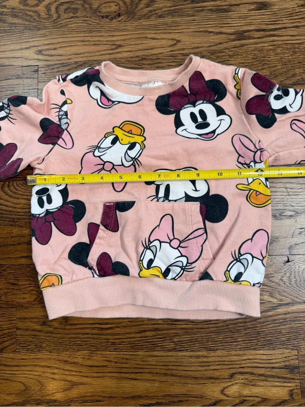 Disney Mickey & Friends Girls Pink Minnie & Daisy Print Jogger Sweatsuit Set 3T